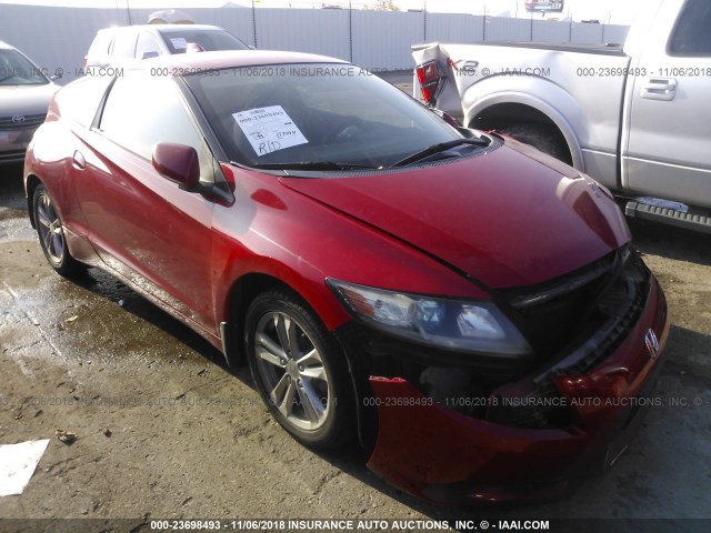 JHMZF1D45CS003363 - 2012 HONDA CR-Z RED photo 1