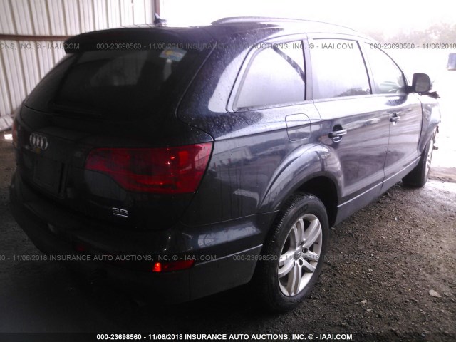 WA1AY74LX8D041762 - 2008 AUDI Q7 3.6 QUATTRO BLUE photo 4