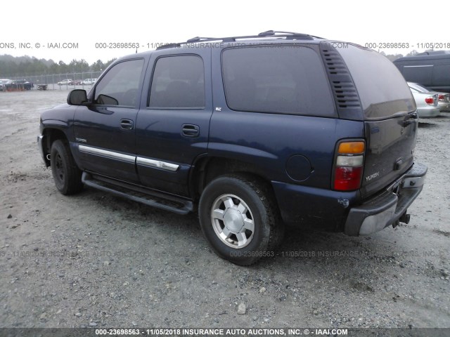 1GKEK13T45R112934 - 2005 GMC YUKON BLUE photo 3