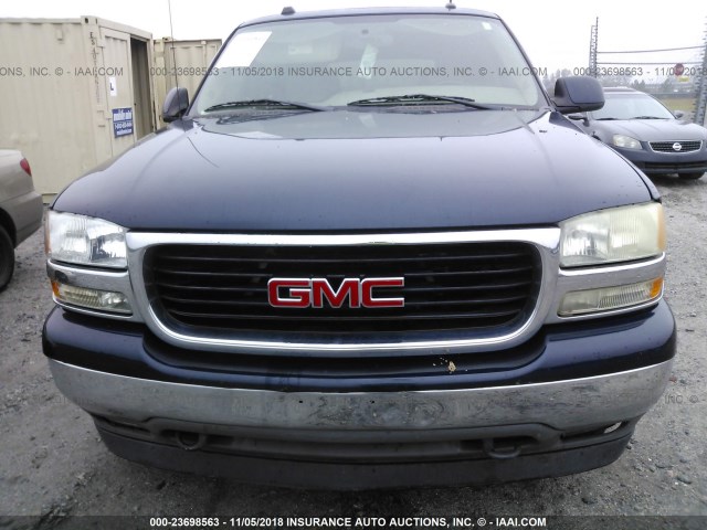 1GKEK13T45R112934 - 2005 GMC YUKON BLUE photo 6