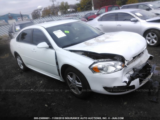 2G1WD5E38C1152365 - 2012 CHEVROLET IMPALA POLICE WHITE photo 1