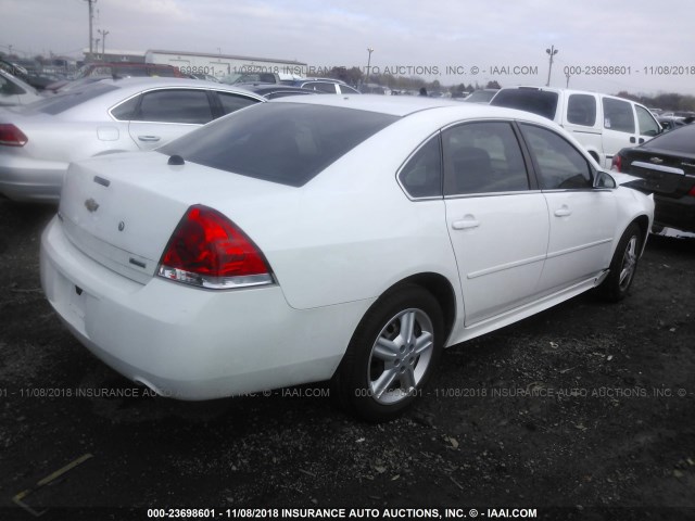 2G1WD5E38C1152365 - 2012 CHEVROLET IMPALA POLICE WHITE photo 4