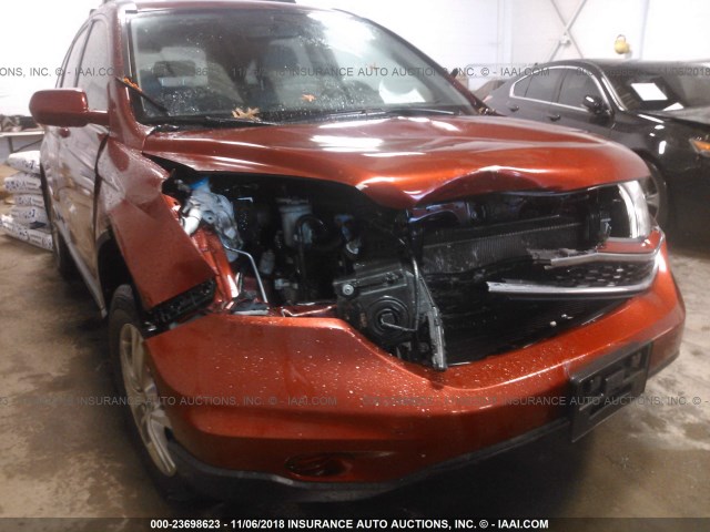 JHLRE4H71BC022207 - 2011 HONDA CR-V EXL RED photo 6