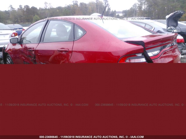 1C3CDFBB4ED902528 - 2014 DODGE DART SXT RED photo 3