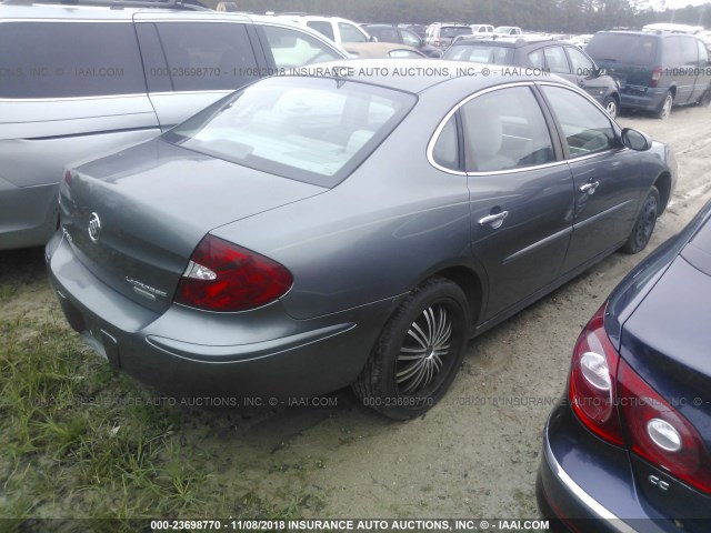 2G4WC532551267802 - 2005 BUICK LACROSSE CX GRAY photo 4