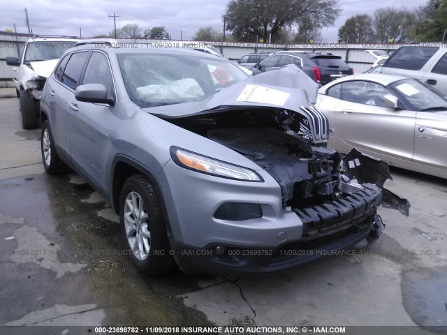 1C4PJLCS3FW542306 - 2015 JEEP CHEROKEE LATITUDE GRAY photo 1