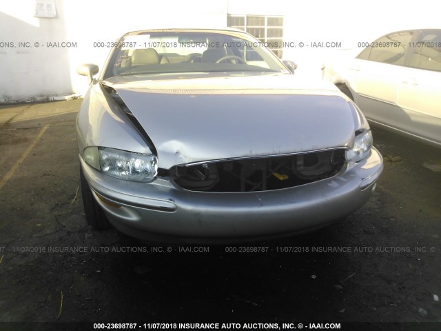 1G4GD2212V4712994 - 1997 BUICK RIVIERA SILVER photo 6