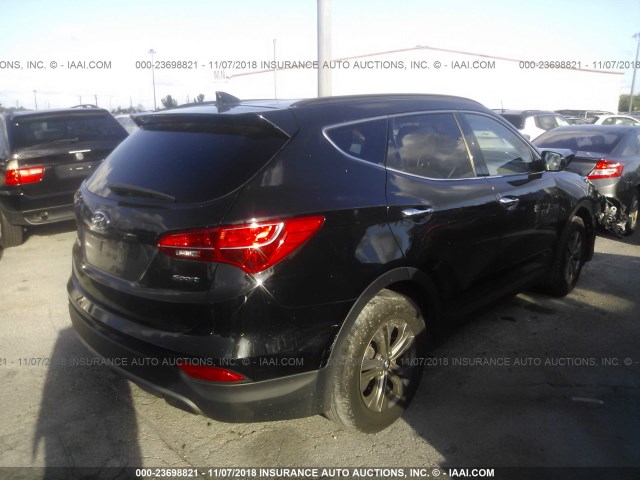 5XYZU3LB3GG309590 - 2016 HYUNDAI SANTA FE SPORT  BLACK photo 4