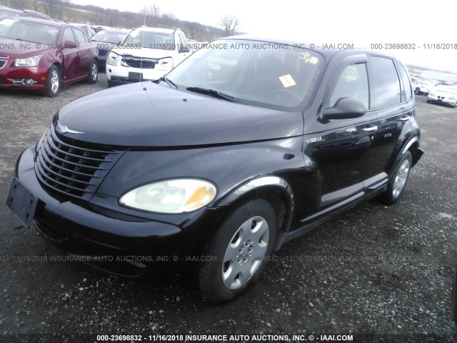 3C4FY58B85T567539 - 2005 CHRYSLER PT CRUISER TOURING BLACK photo 2