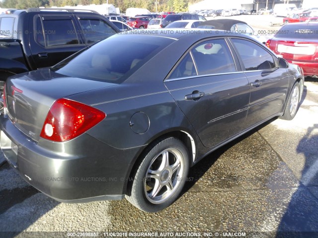 1G2ZH558864219239 - 2006 PONTIAC G6 GT GRAY photo 4