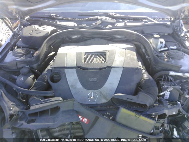 WDDHF5GB1AA021883 - 2010 MERCEDES-BENZ E 350 GRAY photo 10