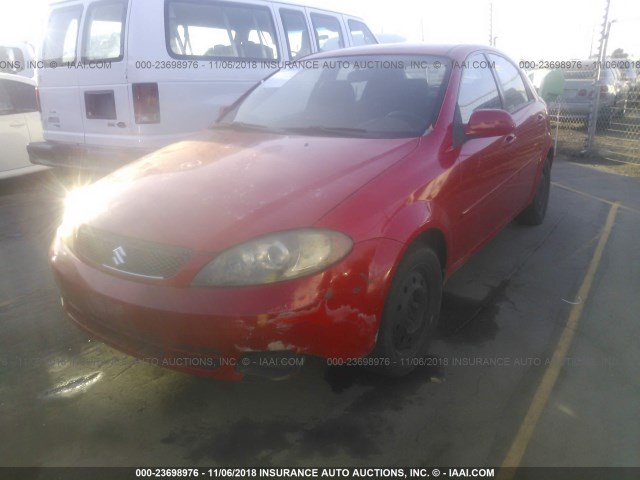 KL5JD66Z96K365491 - 2006 SUZUKI RENO RED photo 2