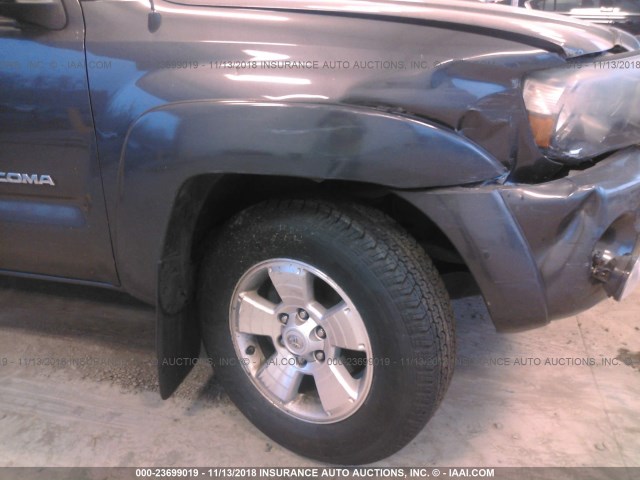 5TEUU4ENXAZ727035 - 2010 TOYOTA TACOMA ACCESS CAB GRAY photo 6