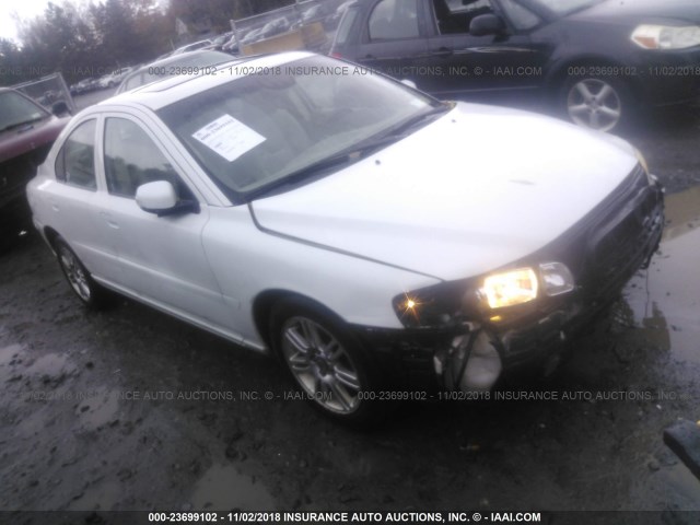 YV1RH592972633297 - 2007 VOLVO S60 2.5T WHITE photo 1