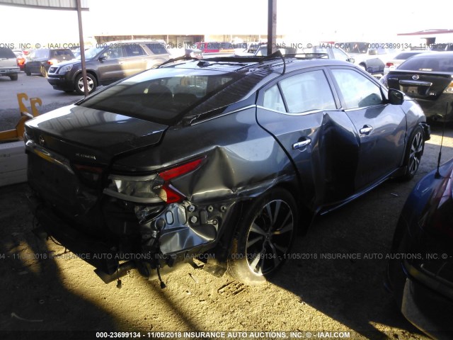 1N4AA6AP2HC448479 - 2017 NISSAN MAXIMA 3.5S/SV/SL/SR/PLAT GRAY photo 4