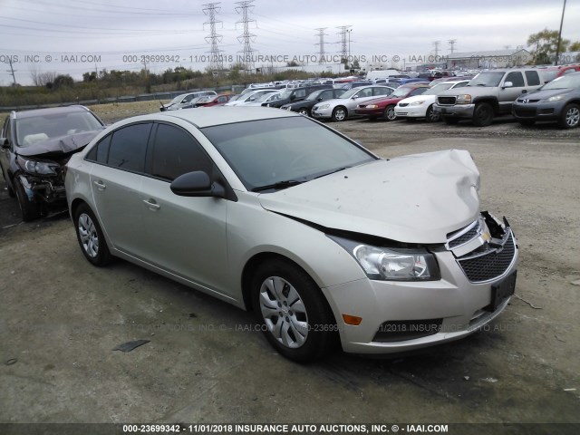 1G1PA5SH0D7128465 - 2013 CHEVROLET CRUZE LS TAN photo 1