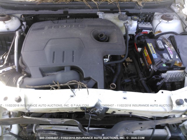 1G1ZB5E07CF110027 - 2012 CHEVROLET MALIBU LS თეთრი ფოტო 10