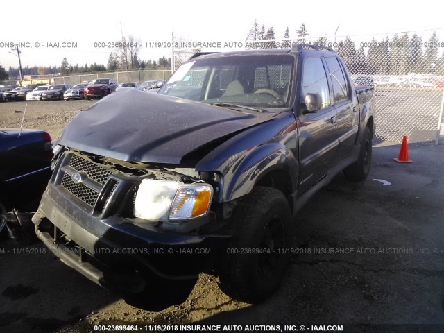 1FMZU77E81UA81356 - 2001 FORD EXPLORER SPORT TR  Dark Blue photo 2