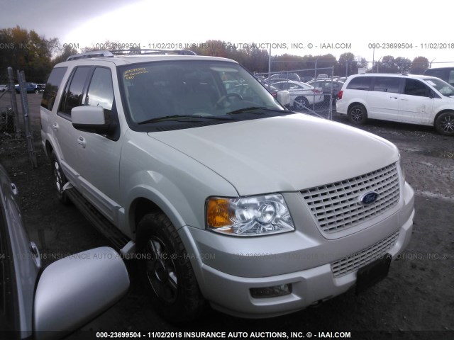 1FMFU20525LA35839 - 2005 FORD EXPEDITION LIMITED WHITE photo 1