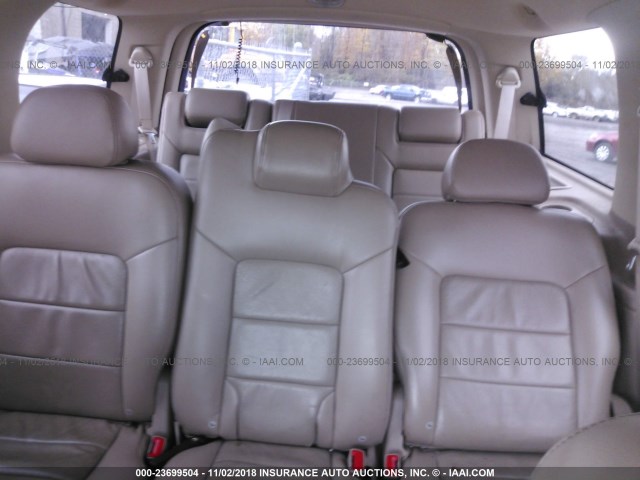 1FMFU20525LA35839 - 2005 FORD EXPEDITION LIMITED WHITE photo 8
