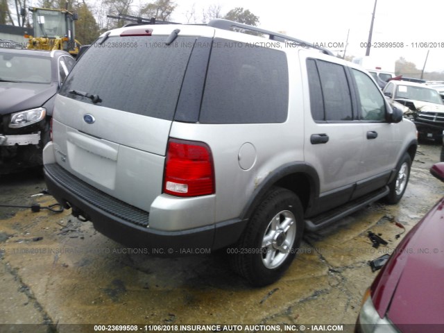 1FMZU73K83UC74153 - 2003 FORD EXPLORER XLT/XLT SPORT/NBX 银色 照片 4