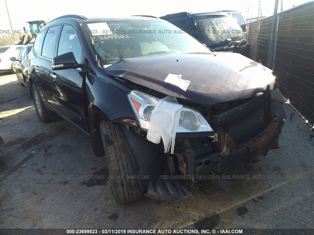 1GNLVFED5AS142645 - 2010 CHEVROLET TRAVERSE LT PURPLE photo 1