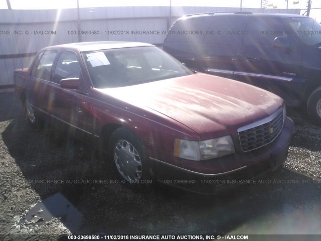 1G6KF5498VU246858 - 1997 CADILLAC DEVILLE CONCOURS RED photo 1