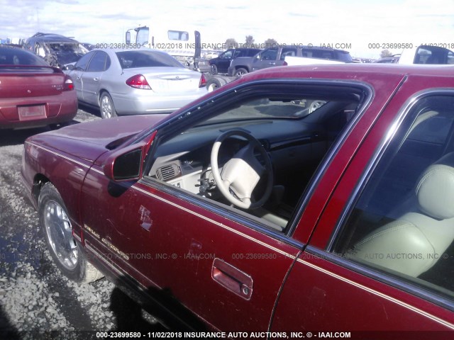 1G6KF5498VU246858 - 1997 CADILLAC DEVILLE CONCOURS RED photo 6