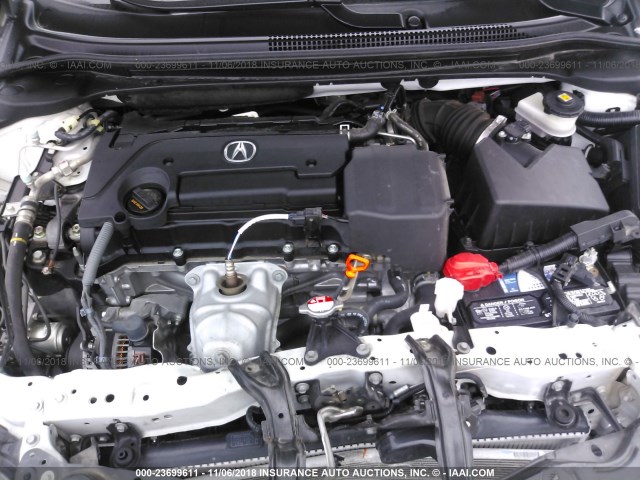 19UDE2F33HA000808 - 2017 ACURA ILX WATCH PLUS WHITE photo 10