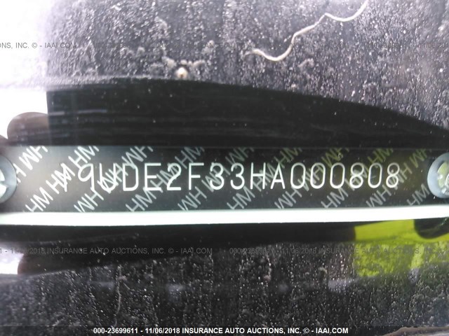 19UDE2F33HA000808 - 2017 ACURA ILX WATCH PLUS WHITE photo 9