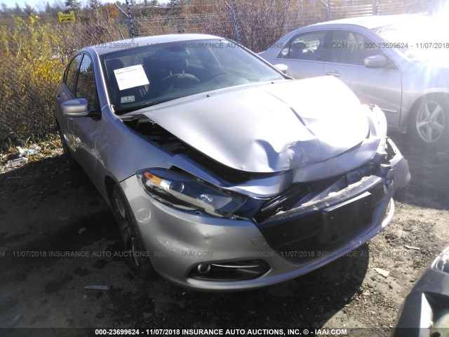 1C3CDFBB7FD390894 - 2015 DODGE DART SXT GRAY photo 1