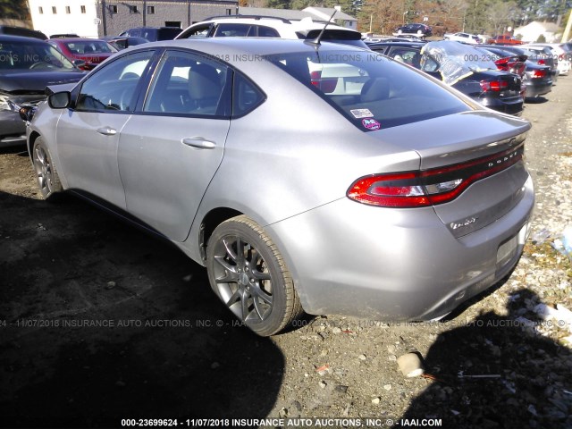 1C3CDFBB7FD390894 - 2015 DODGE DART SXT GRAY photo 3