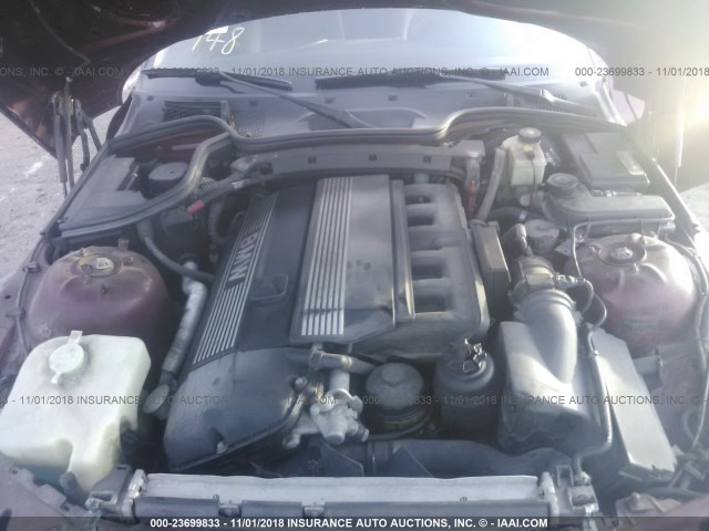WBACN33401LM00555 - 2001 BMW Z3 2.5 MAROON photo 10