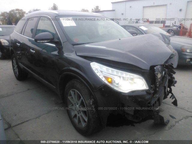 5GAKVBKD6EJ343453 - 2014 BUICK ENCLAVE BLACK photo 1