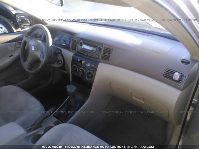 1NXBR32E65Z356425 - 2005 TOYOTA COROLLA CE/LE/S TAN photo 5