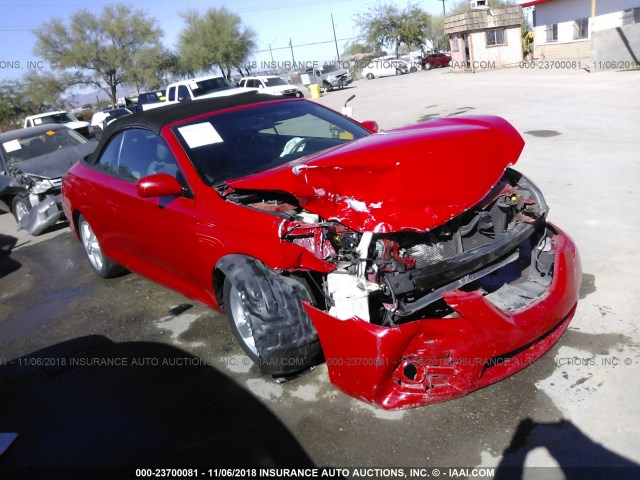 4T1FA38P97U114457 - 2007 TOYOTA CAMRY SOLARA SE/SLE RED photo 1