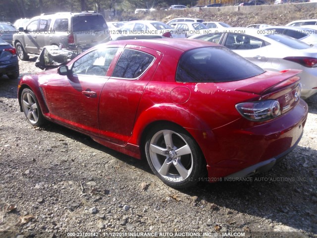 JM1FE173270208344 - 2007 MAZDA RX8 RED photo 3