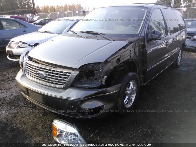 2FMZA52296BA42850 - 2006 FORD FREESTAR SEL GRAY photo 2