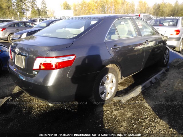 4T1BB46K98U044100 - 2008 TOYOTA CAMRY HYBRID GRAY photo 4