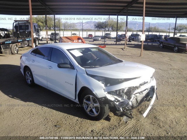 1G1ZB5STXGF357823 - 2016 CHEVROLET MALIBU LS 白色 照片 1