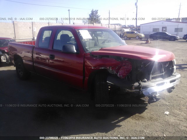 1GCEC19X46Z152838 - 2006 CHEVROLET SILVERADO C1500 RED photo 1