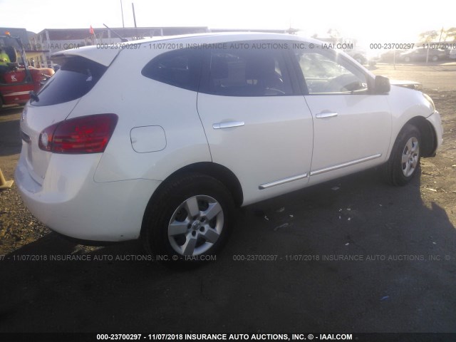 JN8AS5MV1BW298855 - 2011 NISSAN ROGUE S/SV/KROM WHITE photo 4