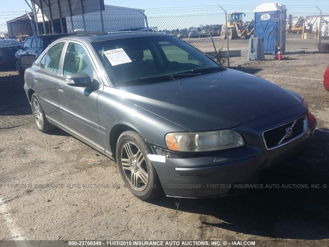 YV1RS592082688255 - 2008 VOLVO S60 2.5T GRAY photo 1