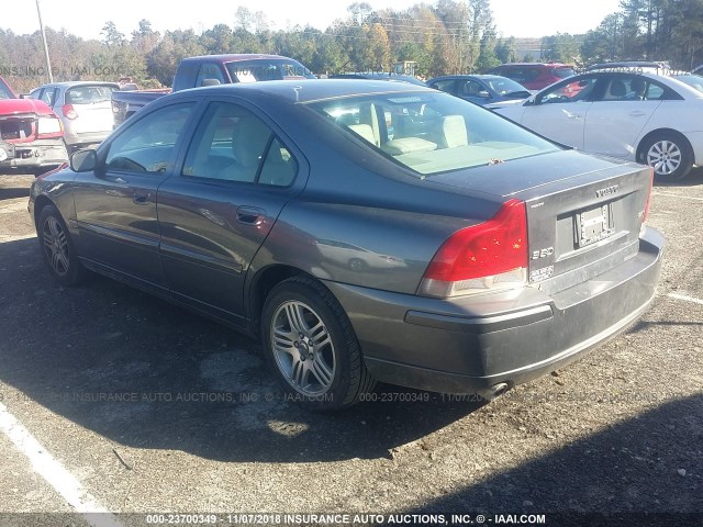 YV1RS592082688255 - 2008 VOLVO S60 2.5T GRAY photo 3