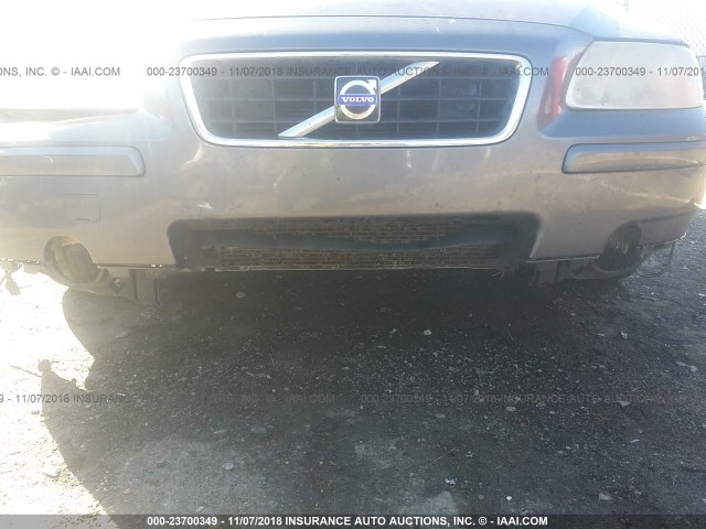 YV1RS592082688255 - 2008 VOLVO S60 2.5T GRAY photo 6