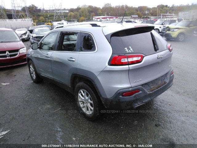 1C4PJMCB0FW639629 - 2015 JEEP CHEROKEE LATITUDE GRAY photo 3