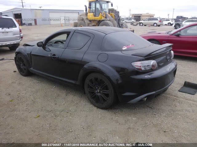 JM1FE173780214738 - 2008 MAZDA RX8 BLACK photo 3