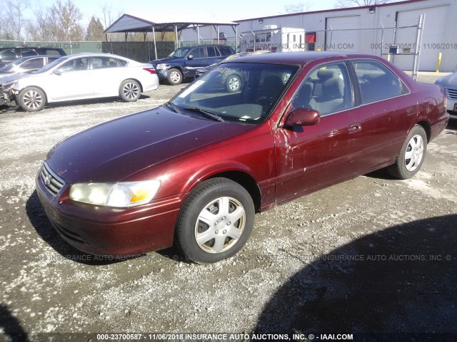 4T1BG22K31U045857 - 2001 TOYOTA CAMRY CE/LE/XLE 栗色 照片 2