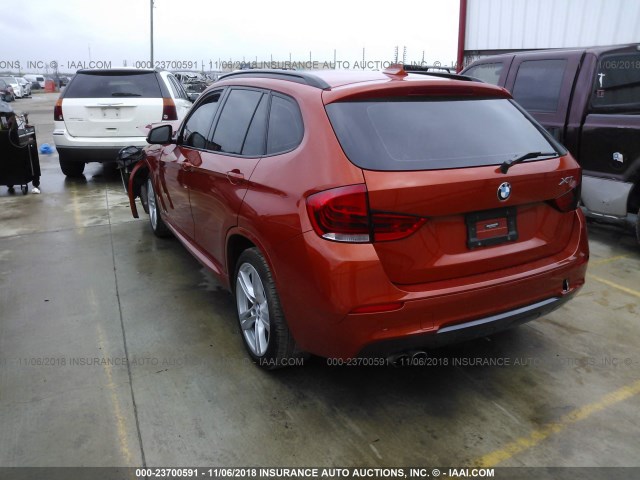 WBAVL1C59DVR84300 - 2013 BMW X1 XDRIVE28I ORANGE photo 3