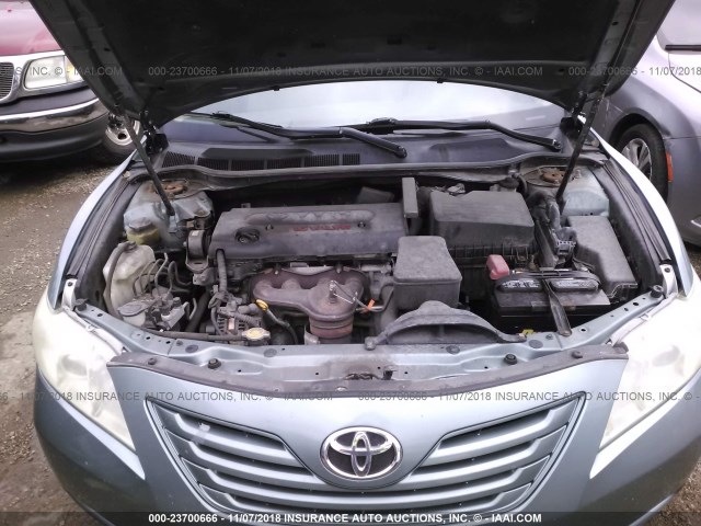 4T4BE46K18R046307 - 2008 TOYOTA CAMRY CE/LE/XLE/SE GREEN photo 10